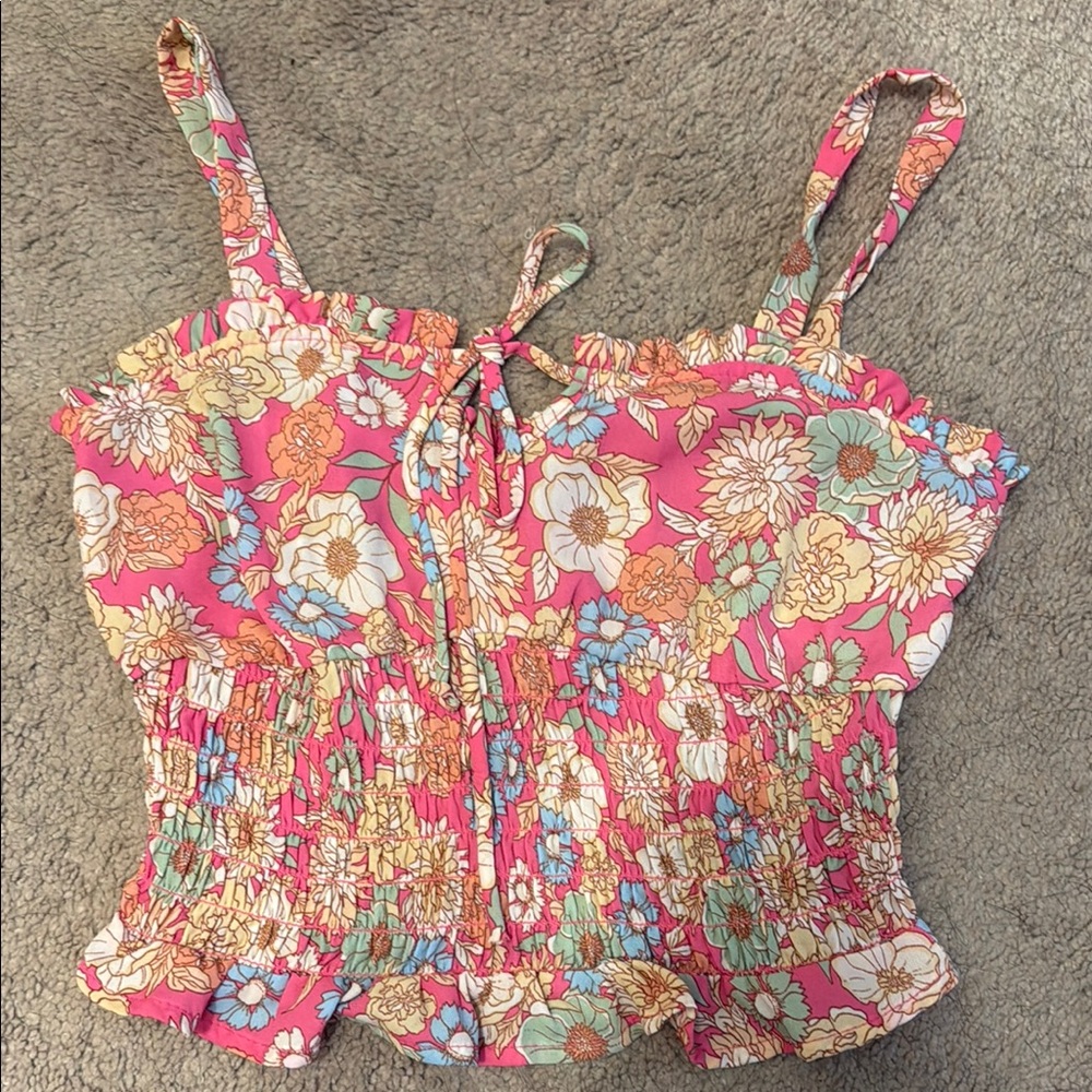 Sienna Sky Floral Pink Camisole Top